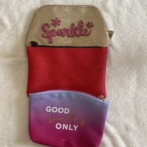 Good vibes only cosmetic bag